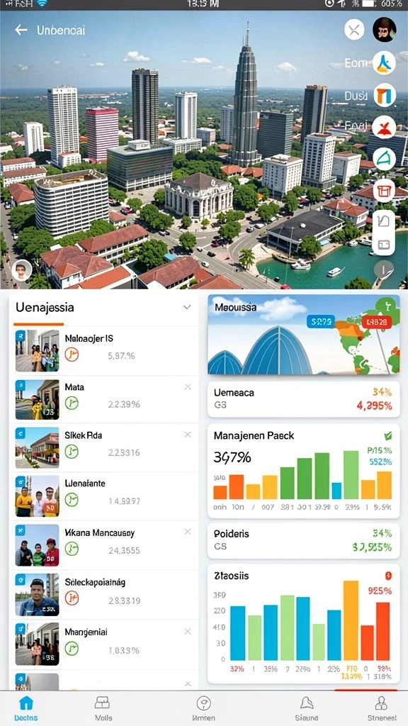 Tampilan antarmuka yang menarik dan user-friendly.