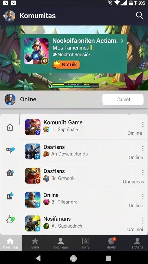 Tangkapan layar dari gameplay yang seru dan dinamis.