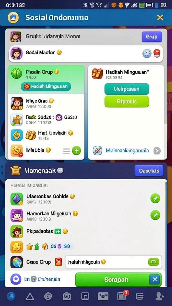 Hadiah menarik setiap kali mencapai milestone.