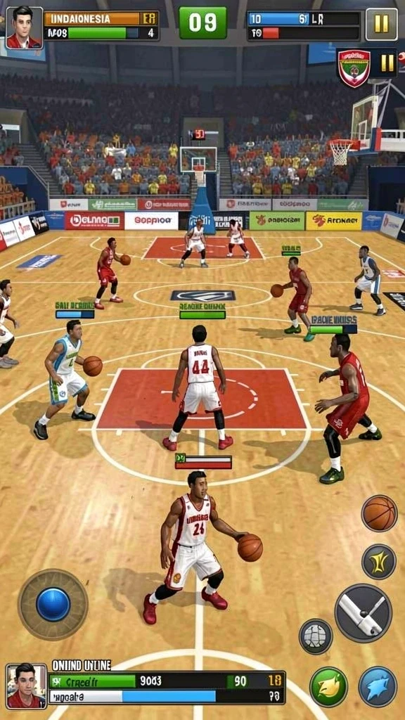 Screenshot menunjukkan interaksi pemain dalam mode multiplayer.