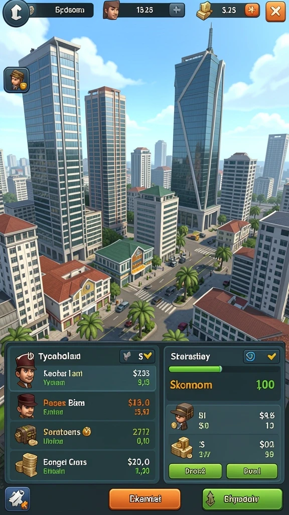 Tampilan awal game yang menarik dan penuh warna.