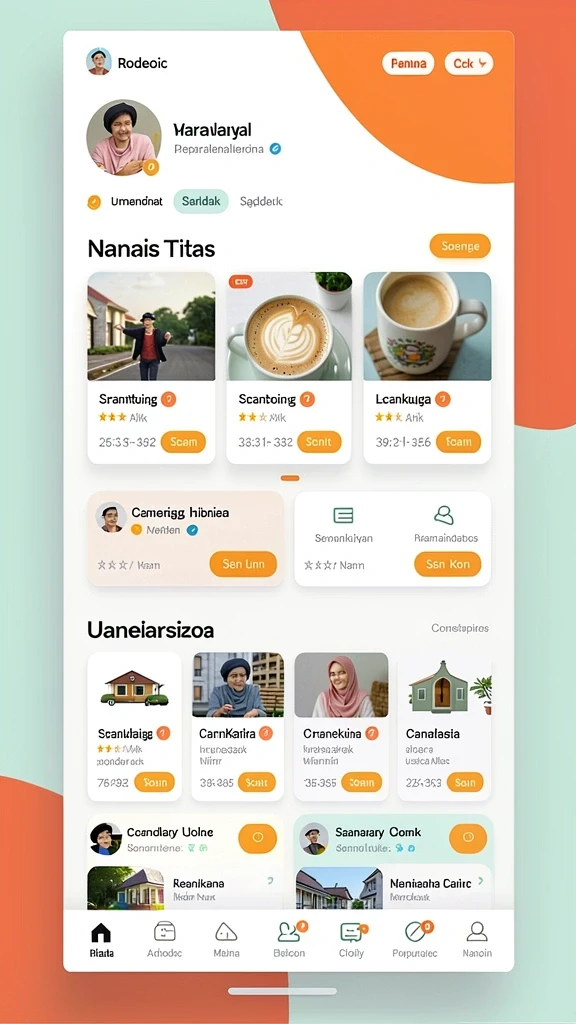 Karakter unik dengan kemampuan yang berbeda-beda.