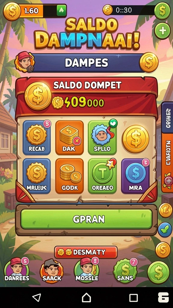 Screenshot menampilkan karakter utama dalam aksi.
