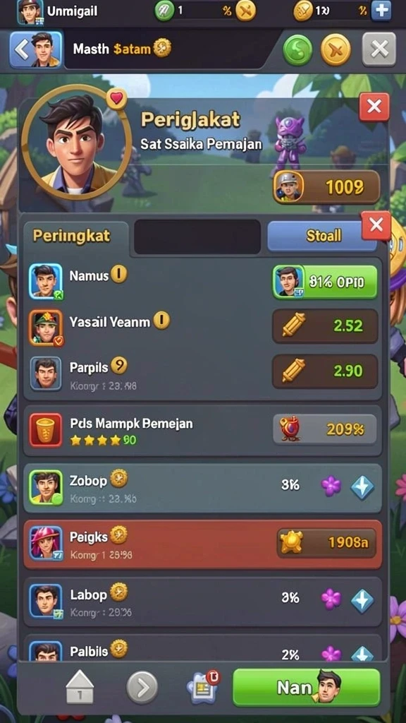 Lihat karakter unik yang bisa kamu pilih dan kustomisasi.