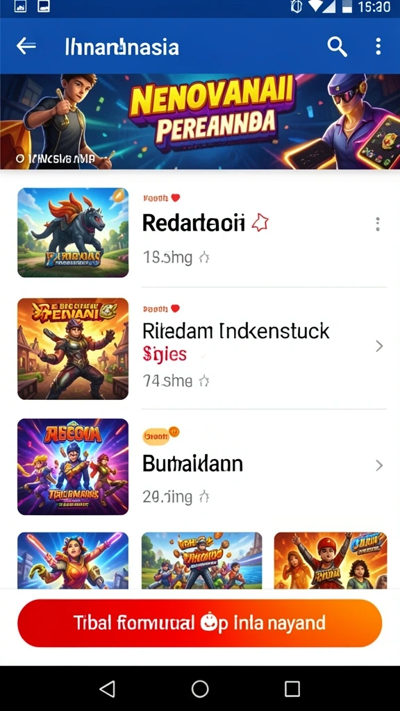 Level permainan yang beragam dan menantang.