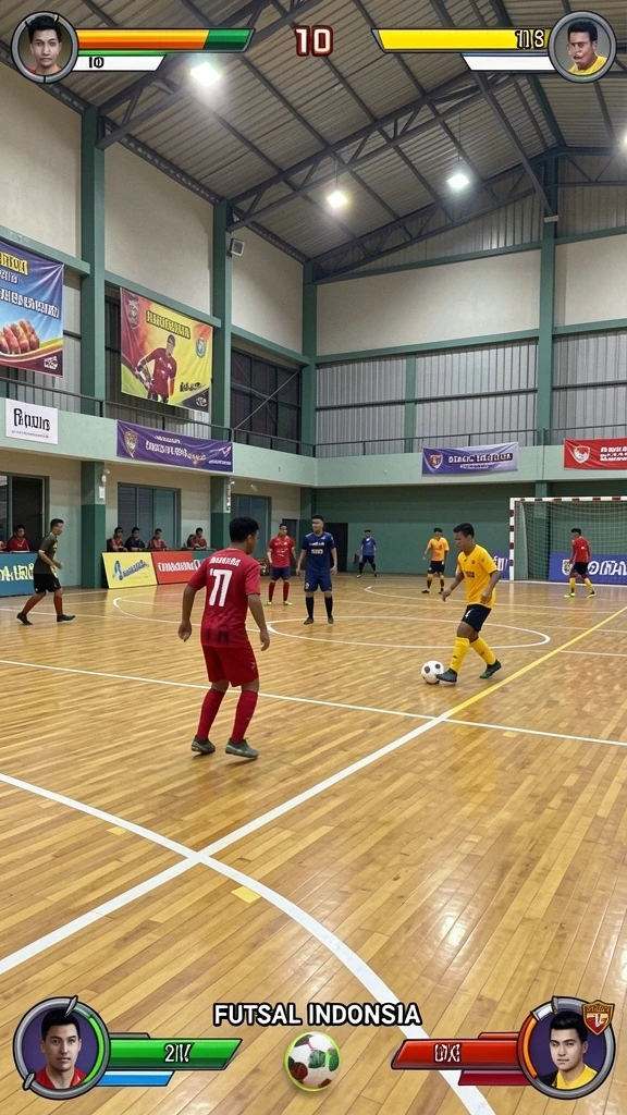 Tangkapan layar menampilkan karakter utama dalam petualangan epik.