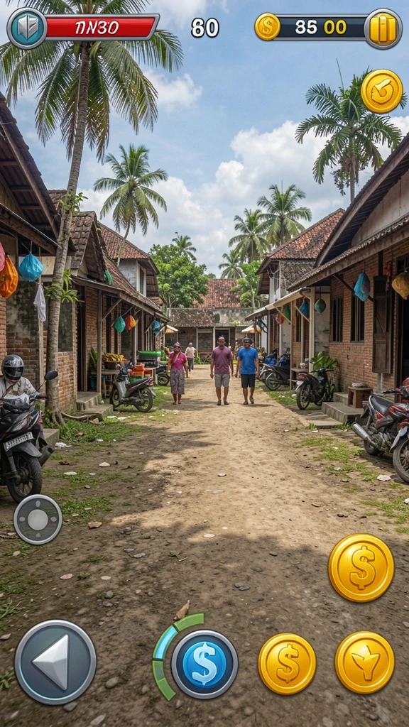 Tampilan antarmuka IDNSERU yang menarik.