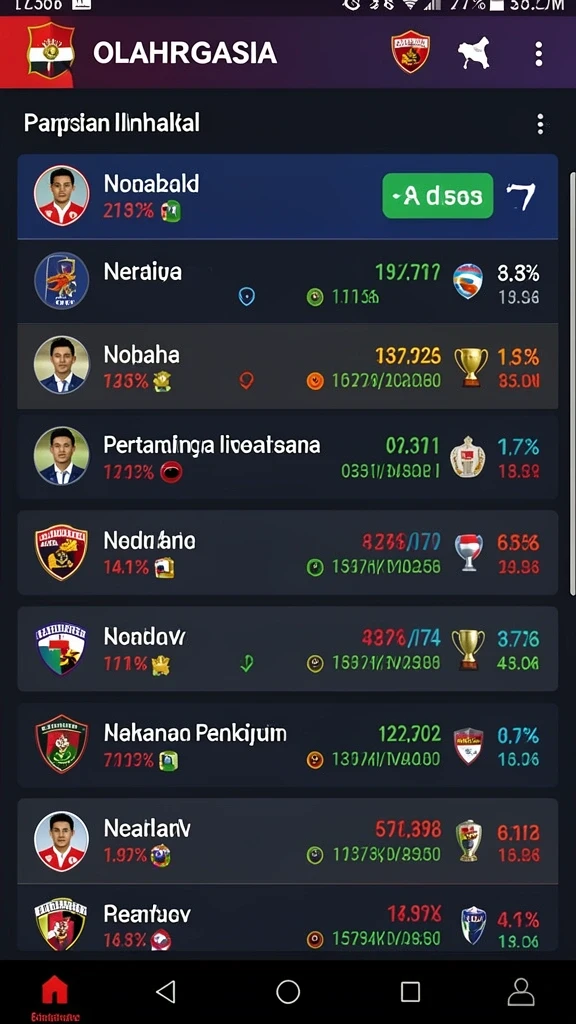 Antarmuka aplikasi yang modern dan menarik.