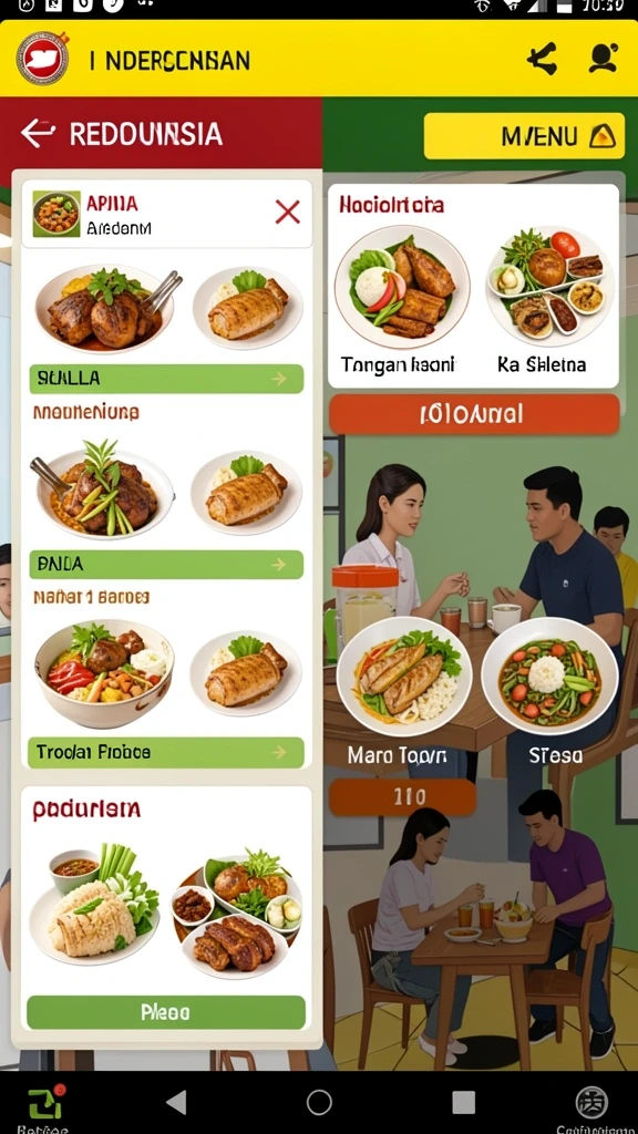 Tampilan awal permainan yang menarik.