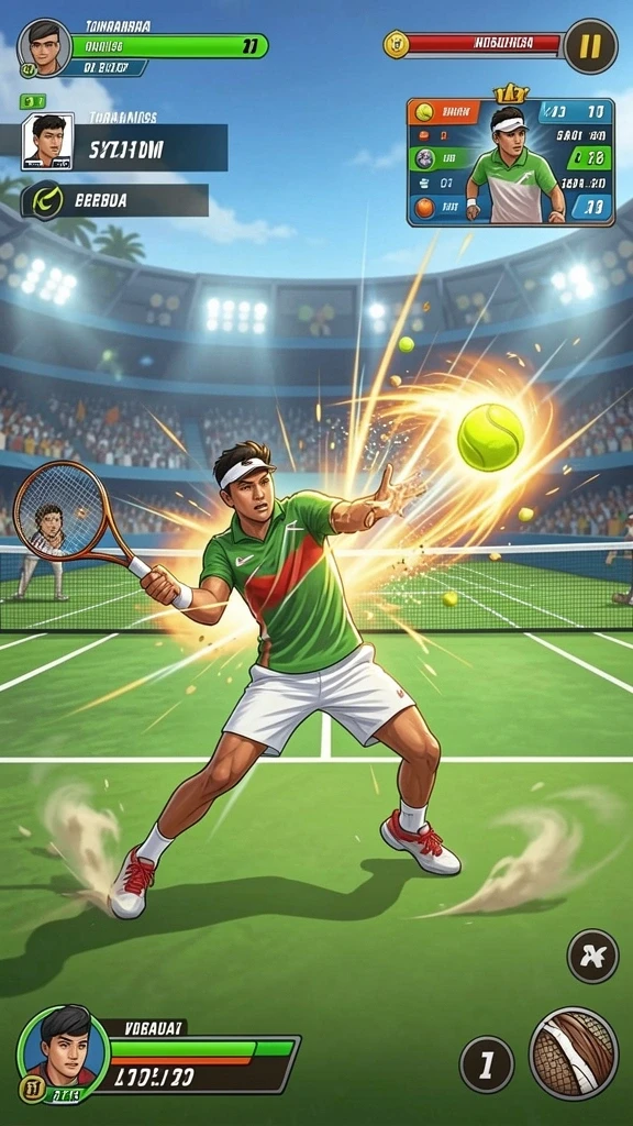 Ilustrasi dari leaderboard yang menunjukkan skor pemain terbaik.