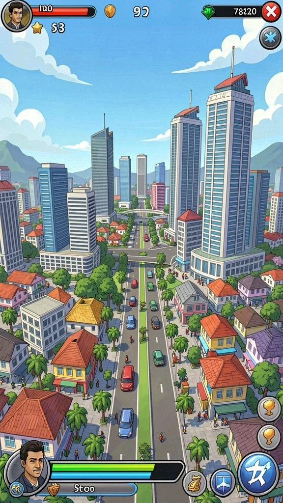 Dunia permainan yang luas untuk dijelajahi.