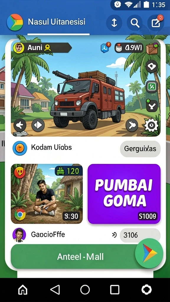Tampilan grafis luar biasa dengan detail tinggi.