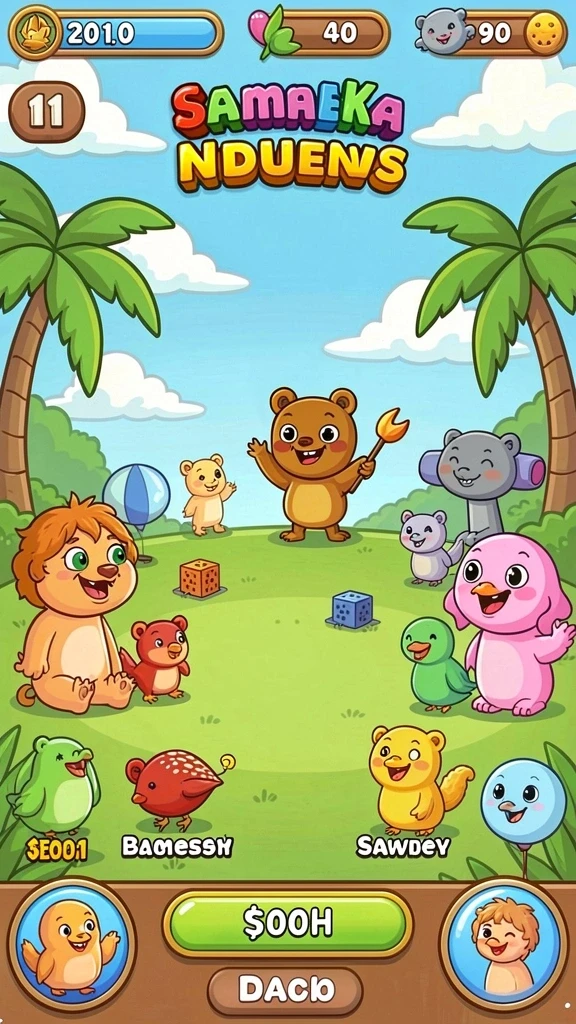 Menampilkan interaksi pemain dalam mode multiplayer.