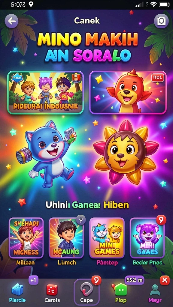 Screenshot menunjukkan mode multiplayer yang seru dan interaktif.