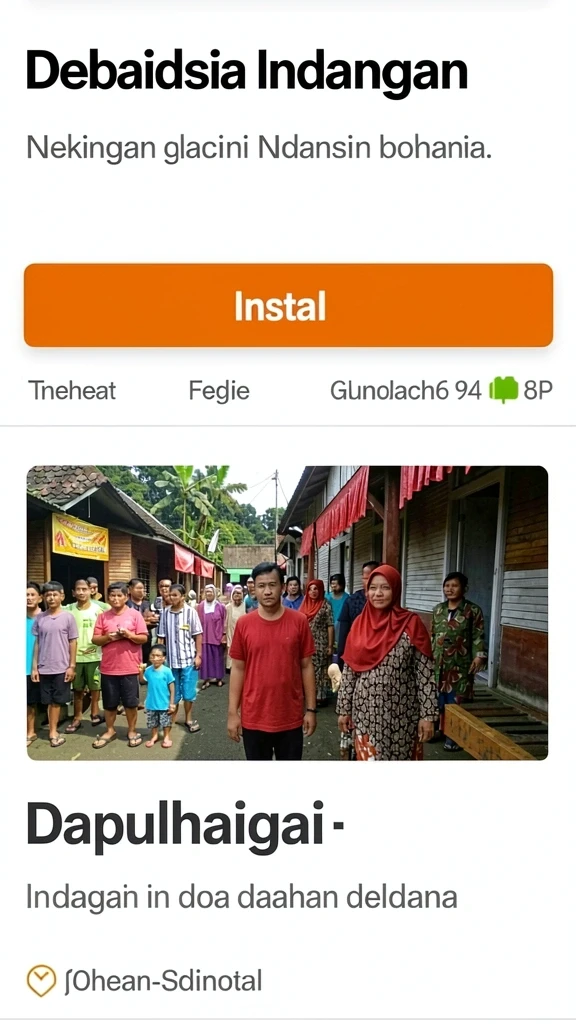 Tampilan awal yang menarik dan intuitif.