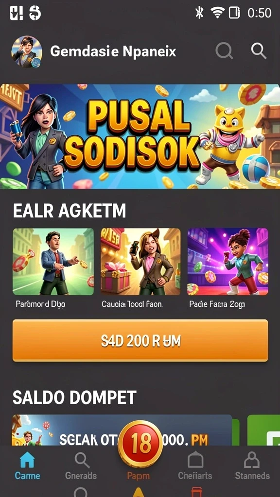 Tampilan antarmuka yang user-friendly.